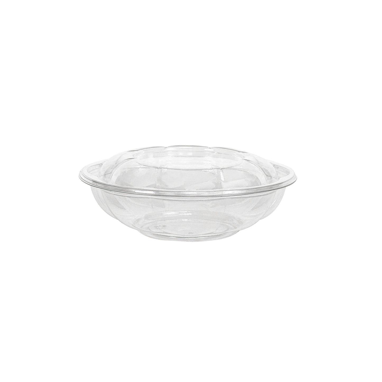 Clear "Rose" Salad Bowls