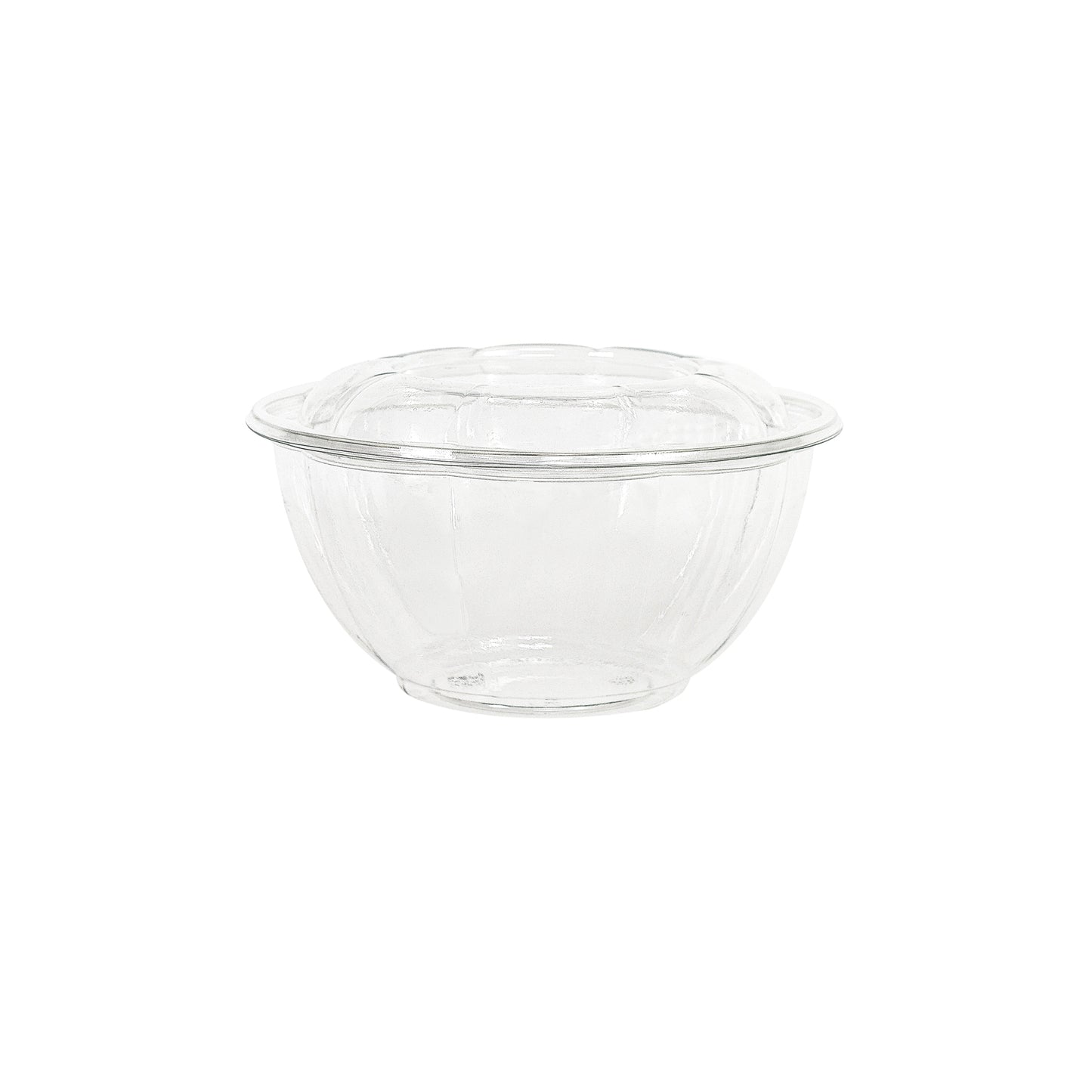 Clear "Rose" Salad Bowls